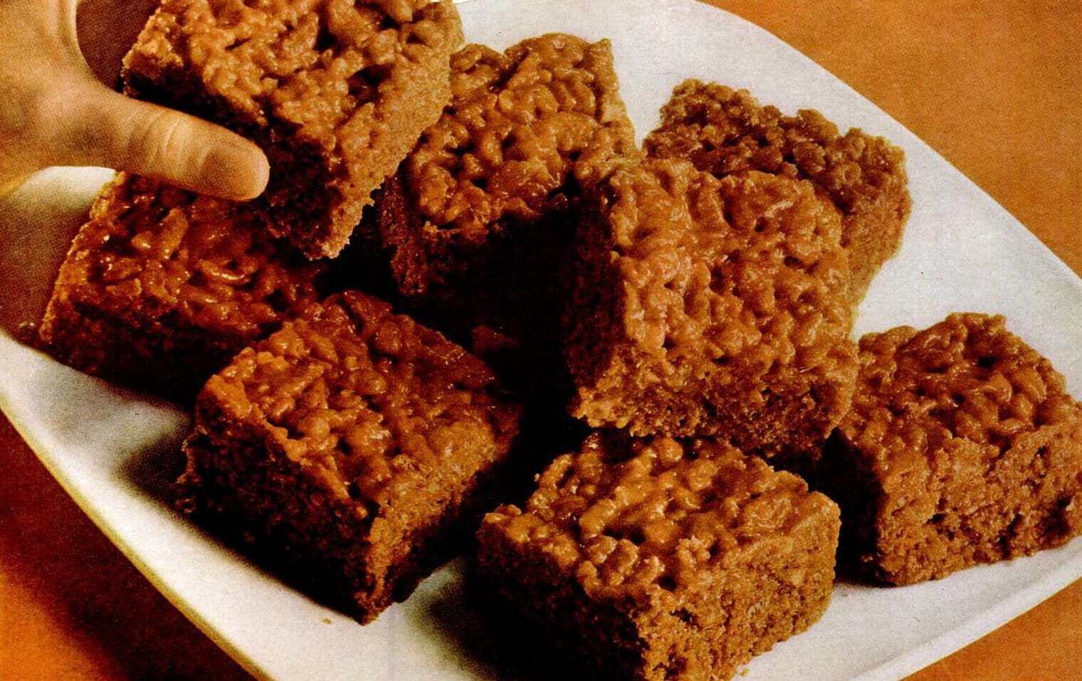 Peanut butter cocoa krispie treats (1959) Click Americana