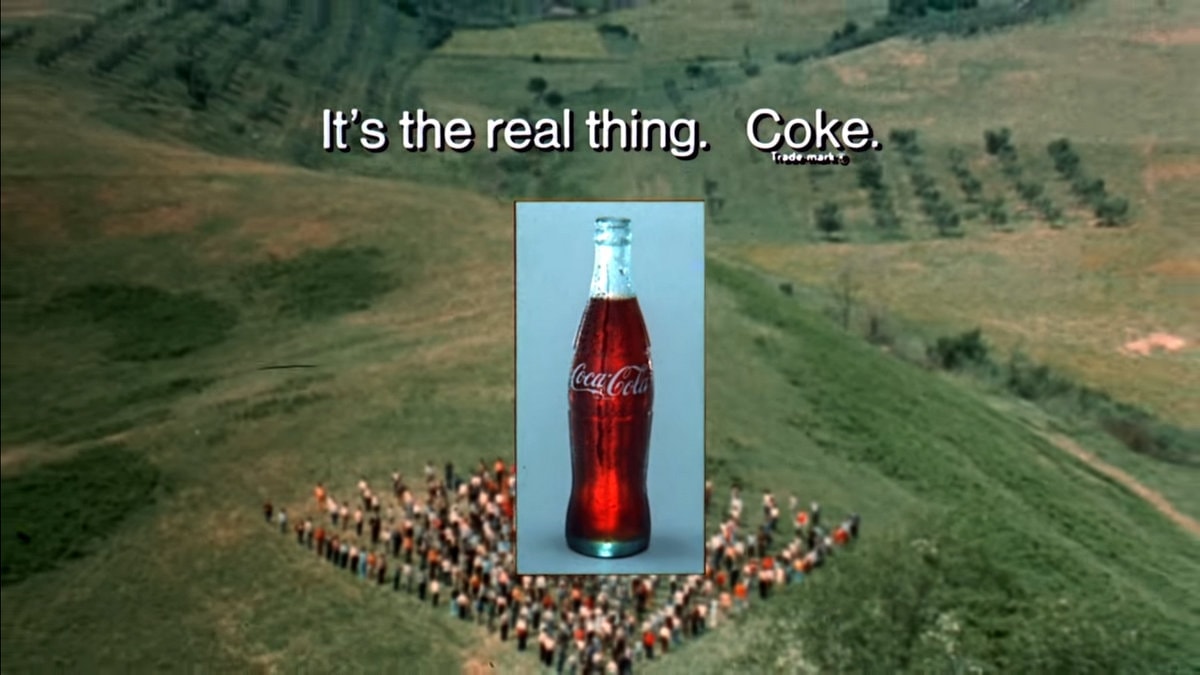 I'd like to buy the world a Coke Coca Cola's classic TV commercial
