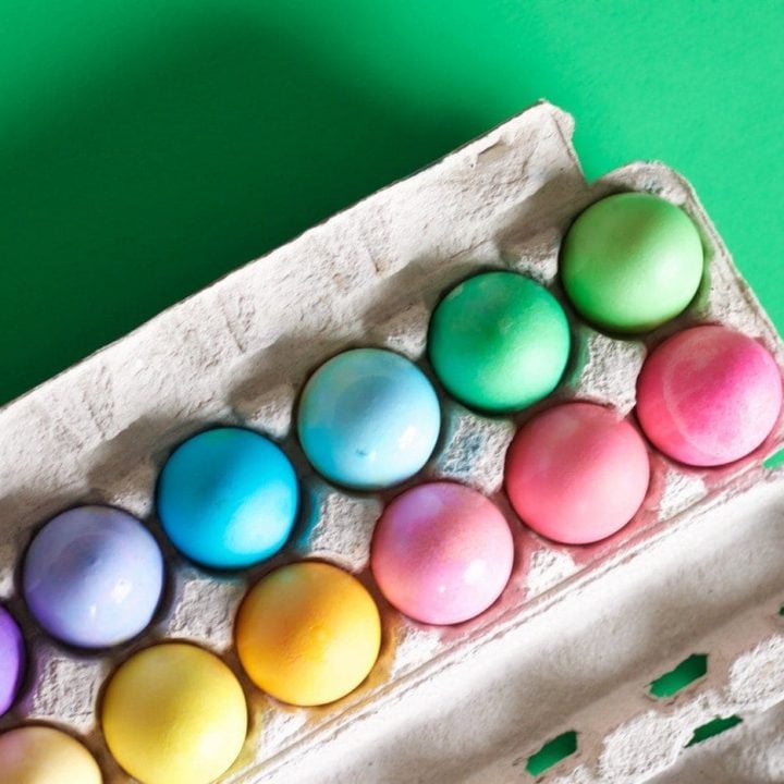 Colorful-Easter-eggs-dyed-in-a-rainbow-of-colors