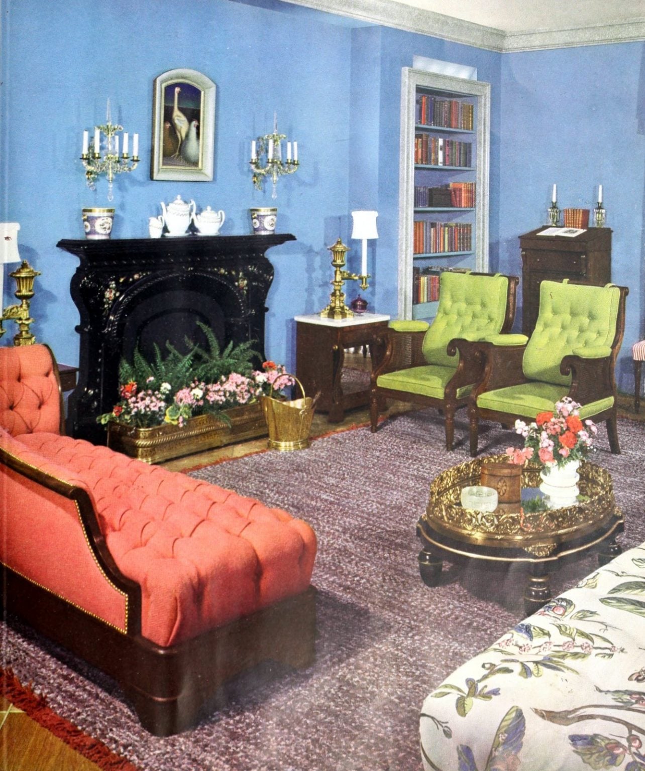 30 fantastic & timeless vintage fireplaces from the first half of the ...