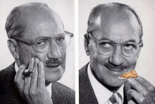 Comedian Groucho Marx for Skippy Peanut Butter 1960