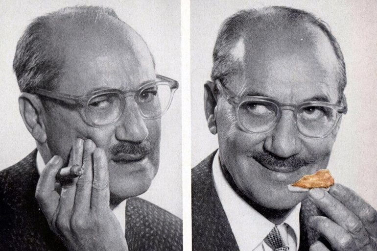 Comedian Groucho Marx for Skippy Peanut Butter 1960