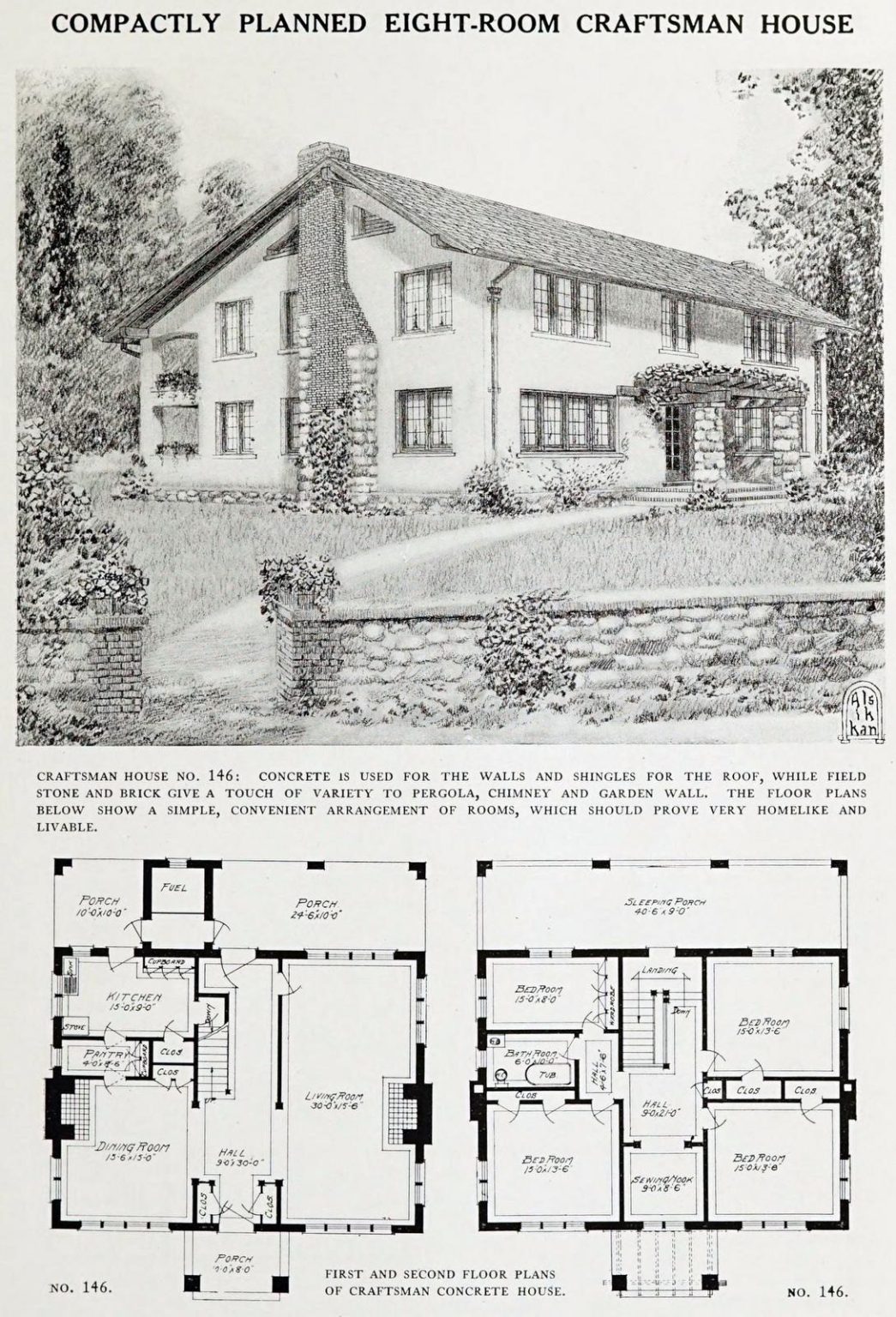 These 26 vintage Craftsman house plans will make you want to