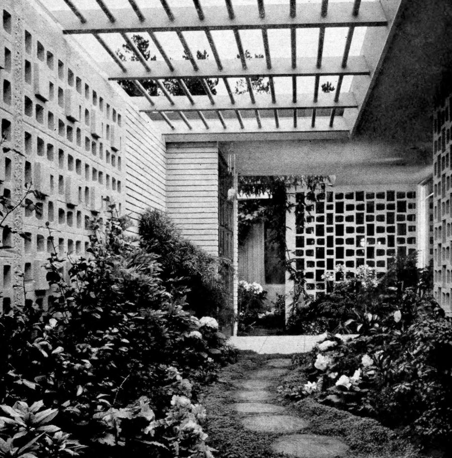 1940s concrete block house