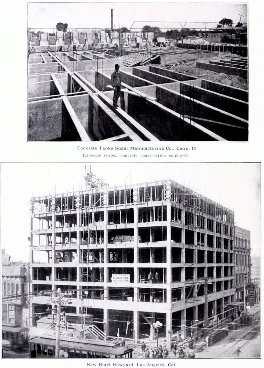 After modern concrete was invented in the 1800s, the world was never be