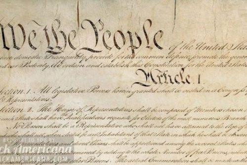 The original Constitution of the - Constitution Of The United States 1787 001 500x334 
