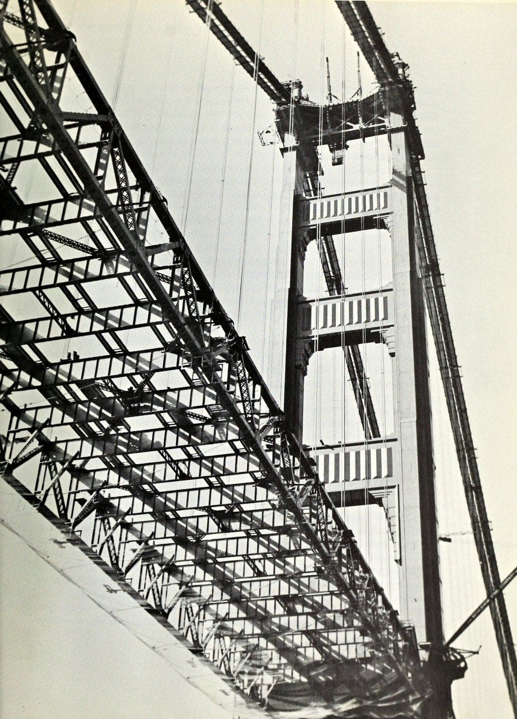 How was the Golden Gate Bridge built? See how daring visionaries made history, plus see photos of the construction (1930s) 10 Construction of the Golden Gate Bridge - 1930s (13)