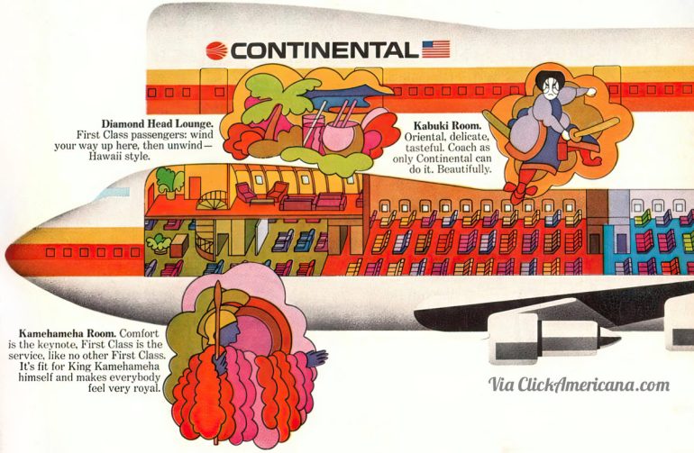 See what first class flights were like from the 1950s to the 1980s ...