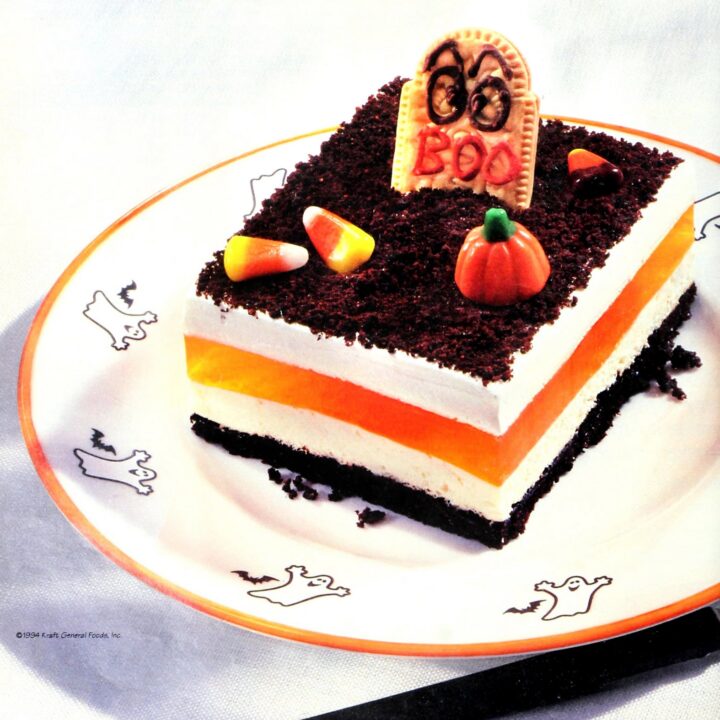 Cool Whip Oreo graveyard treat - Halloween dessert from 1994 (1)