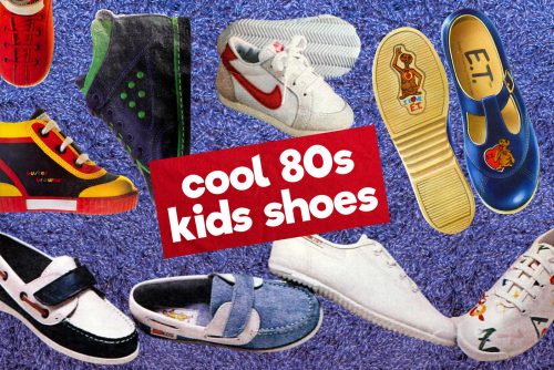 Cool vintage 80s kids shoes at Click Americana