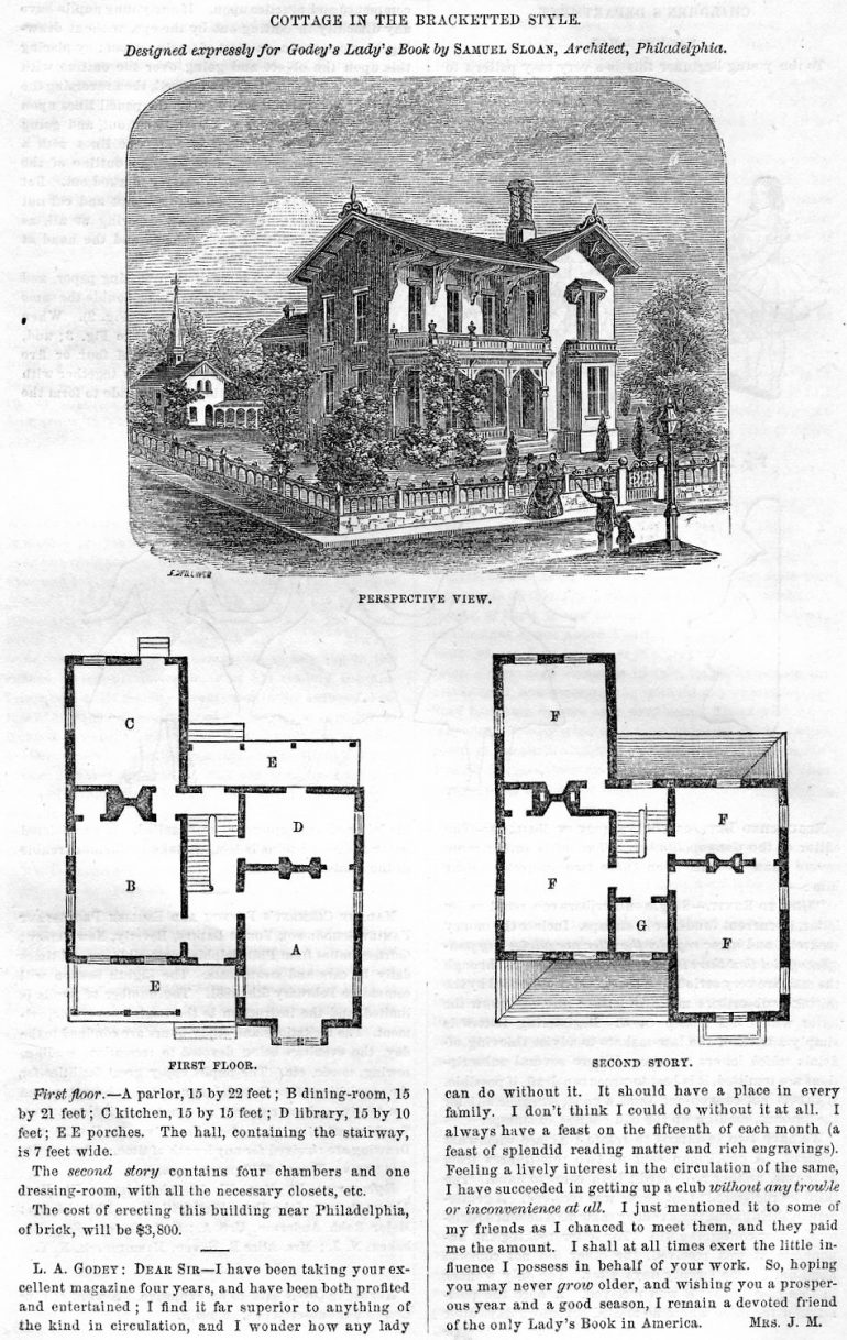 11 stunning Civil Warera Victorian house floor plans from the 1860s