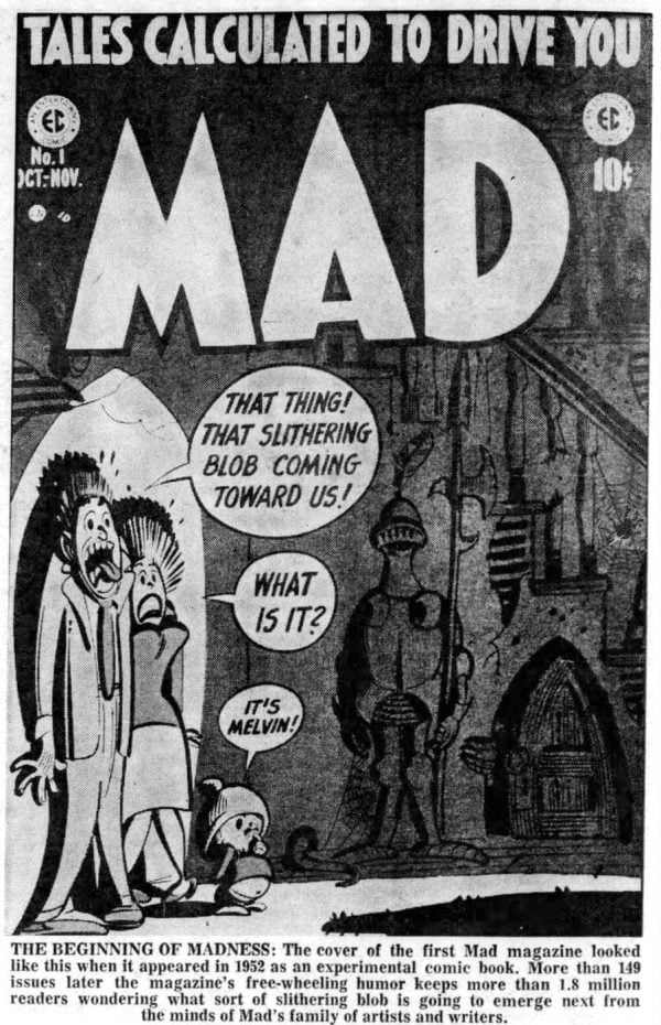 30+ vintage MAD magazine covers, and find out the magazine's history