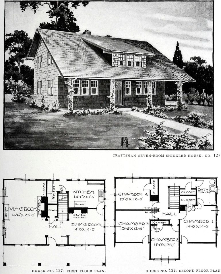 These 26 gorgeous vintage Craftsman house plans will make you want to ...