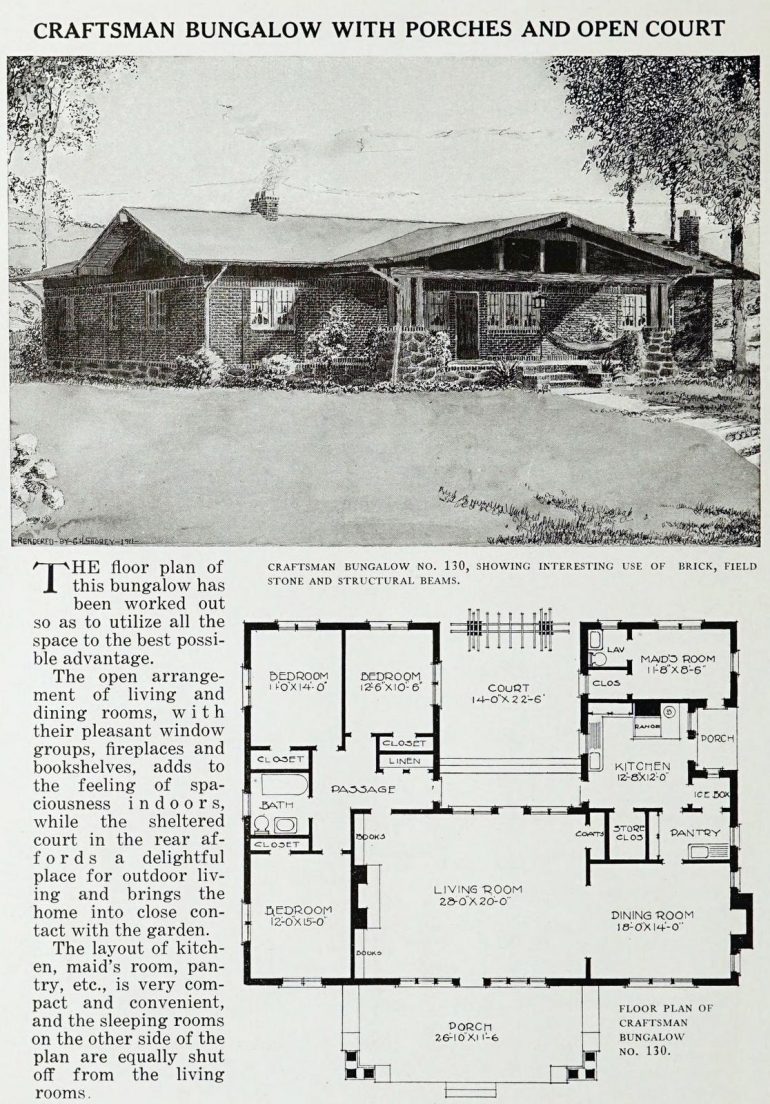 These 26 vintage Craftsman house plans will make you want to