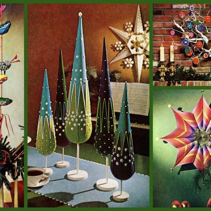 Crafty Christmas Retro holiday decor ideas from the 60s