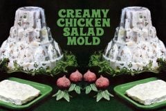 Creamy chicken salad mold