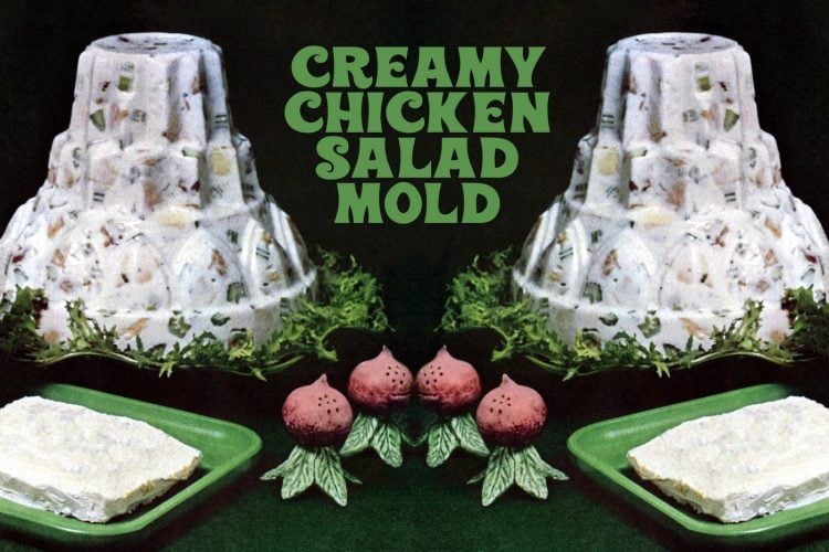 Creamy chicken salad mold A really retro recipe from 1965 Click