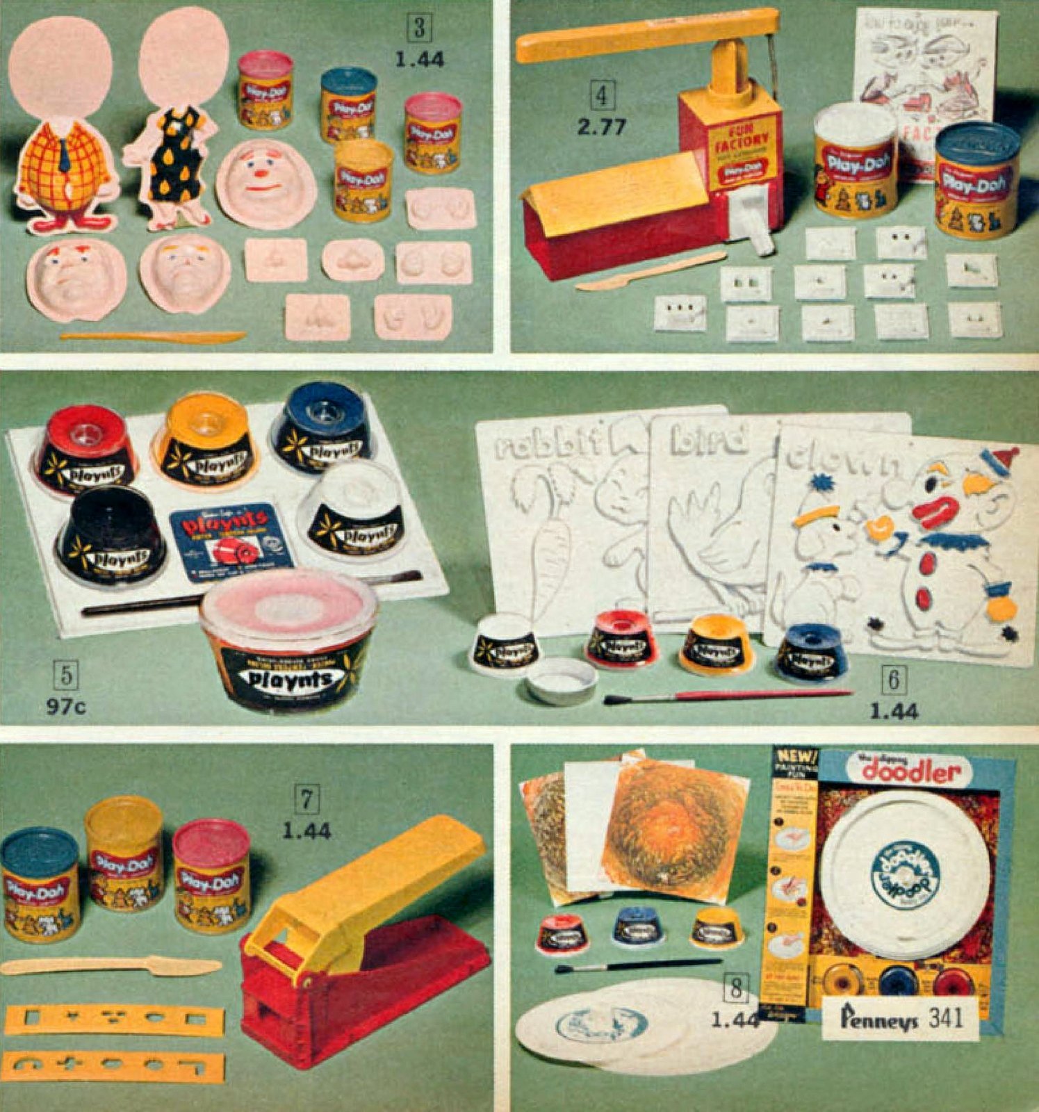 Creative retro art toys (1967) via ClickAmericana com