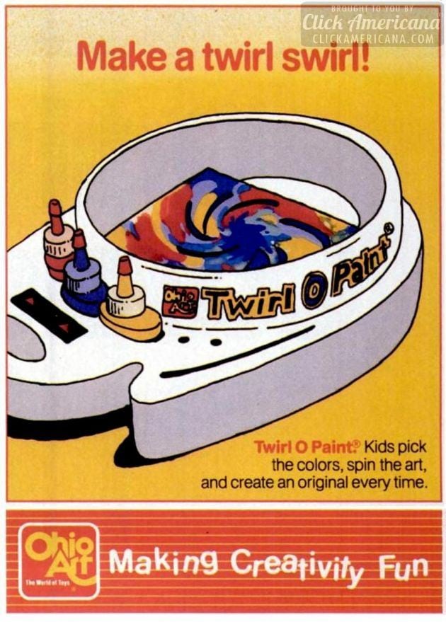 Vintage Twirl O Paint toy