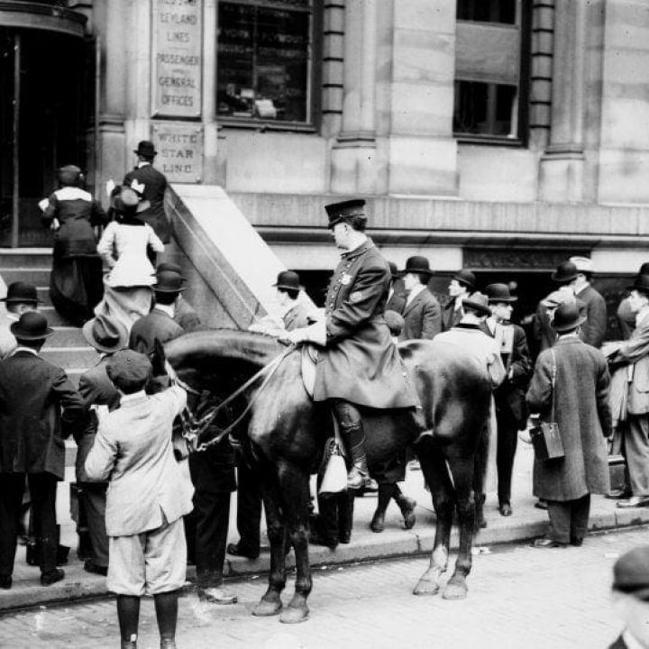 Image for April 17: New York's reaction to news of the Titanic disaster 