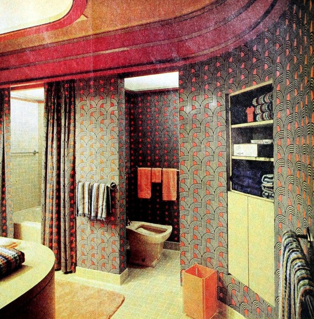 Fantastic retro 1970s bathroom decor styles & ideas - Click Americana
