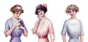 Cute curly Grecian hairstyles - 1910 1912 (2)