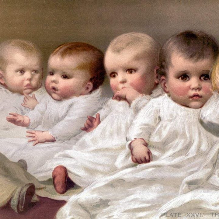 Cute vintage babies