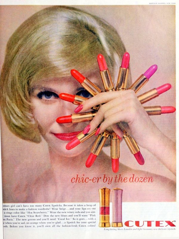Lip colors & vintage lipsticks from the '60s Click Americana