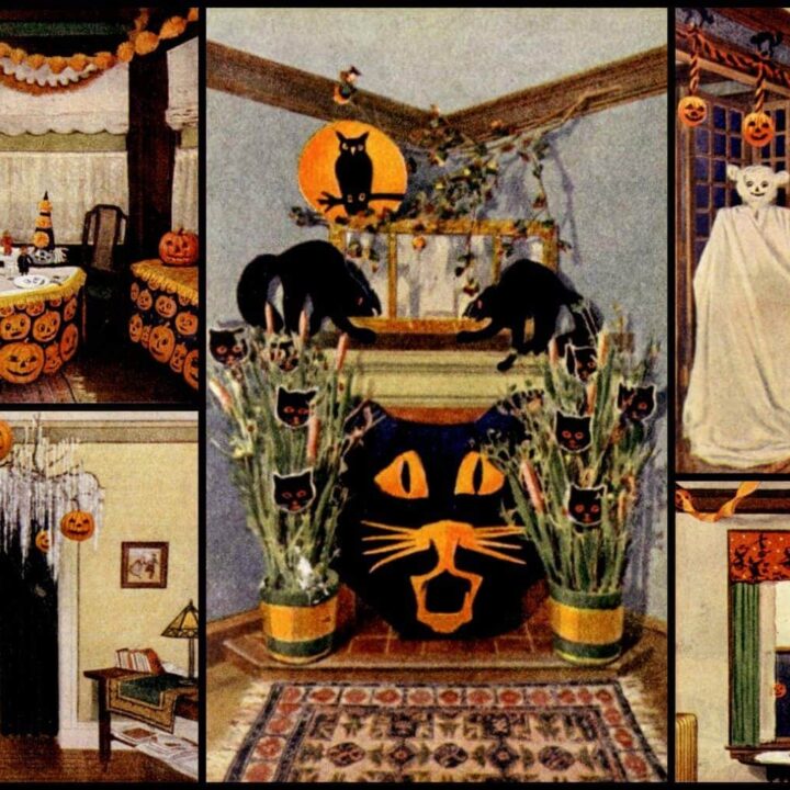 DIY Halloween decorations on a budget Fiendishly clever ideas from the days before party supply stores (1919)