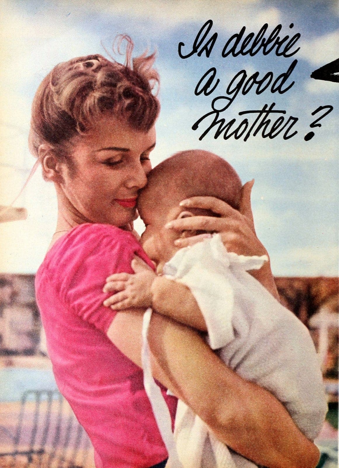 Debbie Reynolds and baby Carrie Fisher in 1957