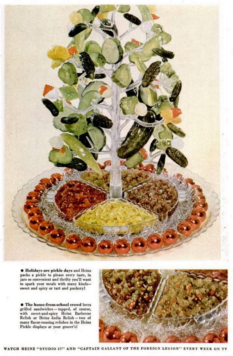 Dec 17, 1956 Christmas pickle tree