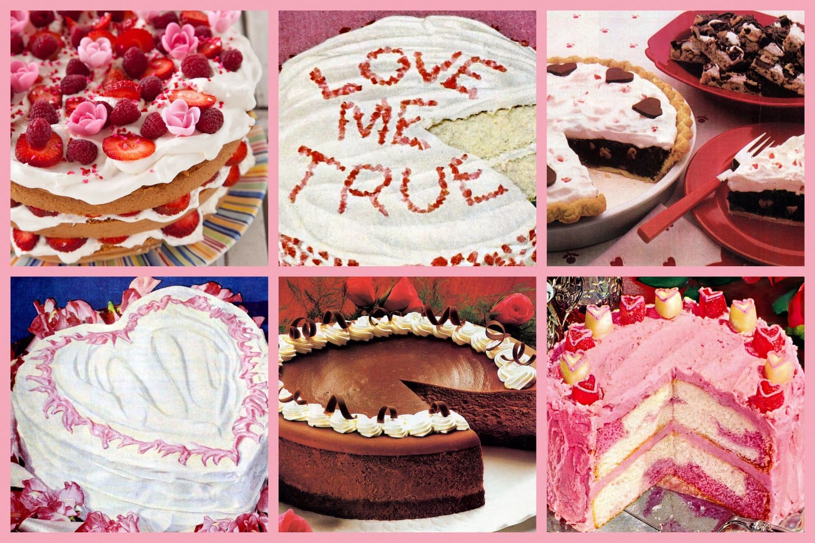 Decadent Valentine's Day desserts - vintage recipes
