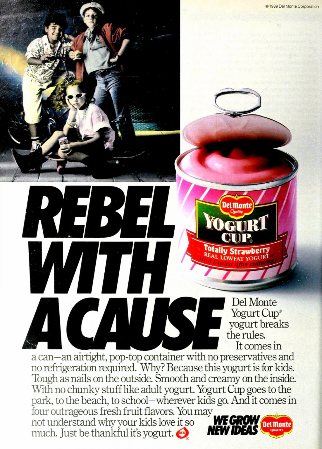 Del Monte Yogurt Cups were awesome snacks for '80s kids Click Americana