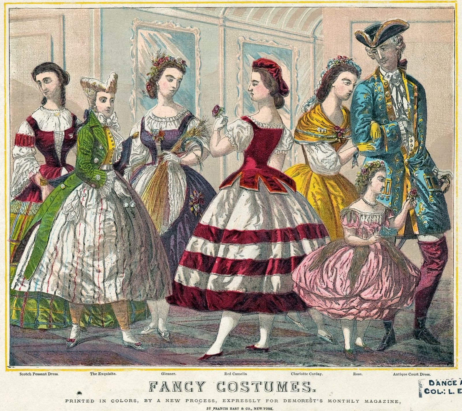 Demorest fancy costumes - Clothing from 1800s via ClickAmericana com