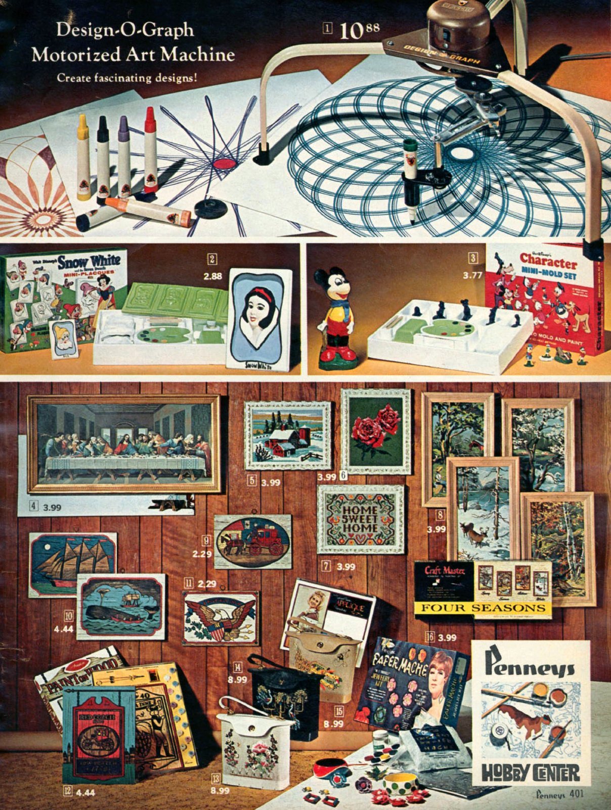 Design-O-Graph and other creative craft hobby toys (1967) via ClickAmericana com