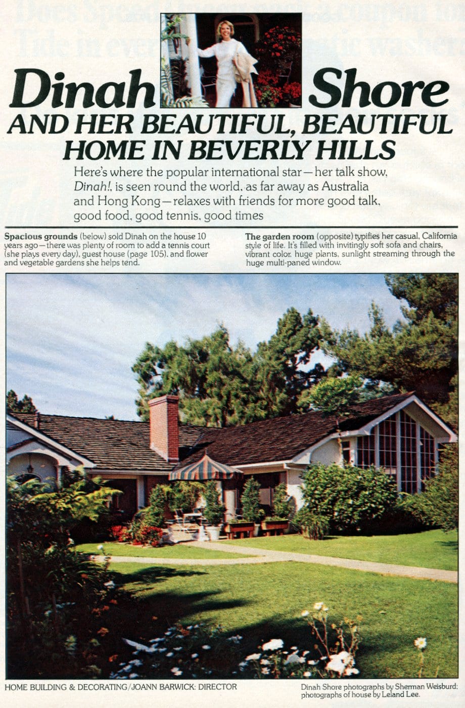 Dinah Shore's home tour: See inside her charming Beverly Hills house in the 1960s & 70s 5 Dinah Shore's Beverly Hills house in 1978 (3)
