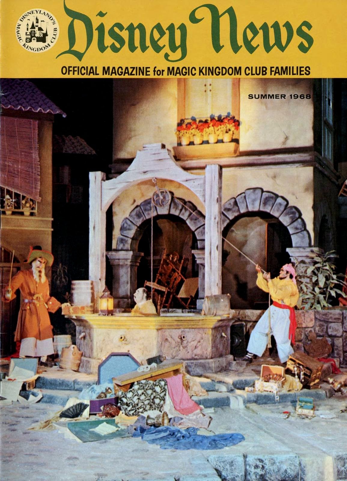 Disney News - original Pirates of the Caribbean ride (1968) via ClickAmericana com