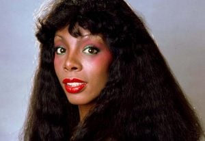 Donna Summer with eyeshadow