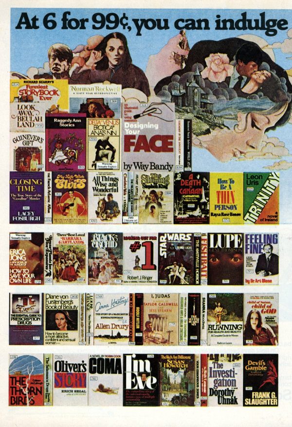 Vintage book clubs delivered romance, fiction, fantasy & more to