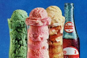 Dr Pepper ice cream and sherbet floats from 1967