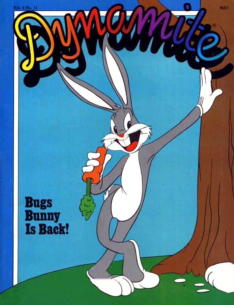 Dynamite magazine had 1970s & 1980s celebrities GenX kids loved: See 60 classic covers here! 53 Dynamite magazine - Bugs Bunny - May 1981