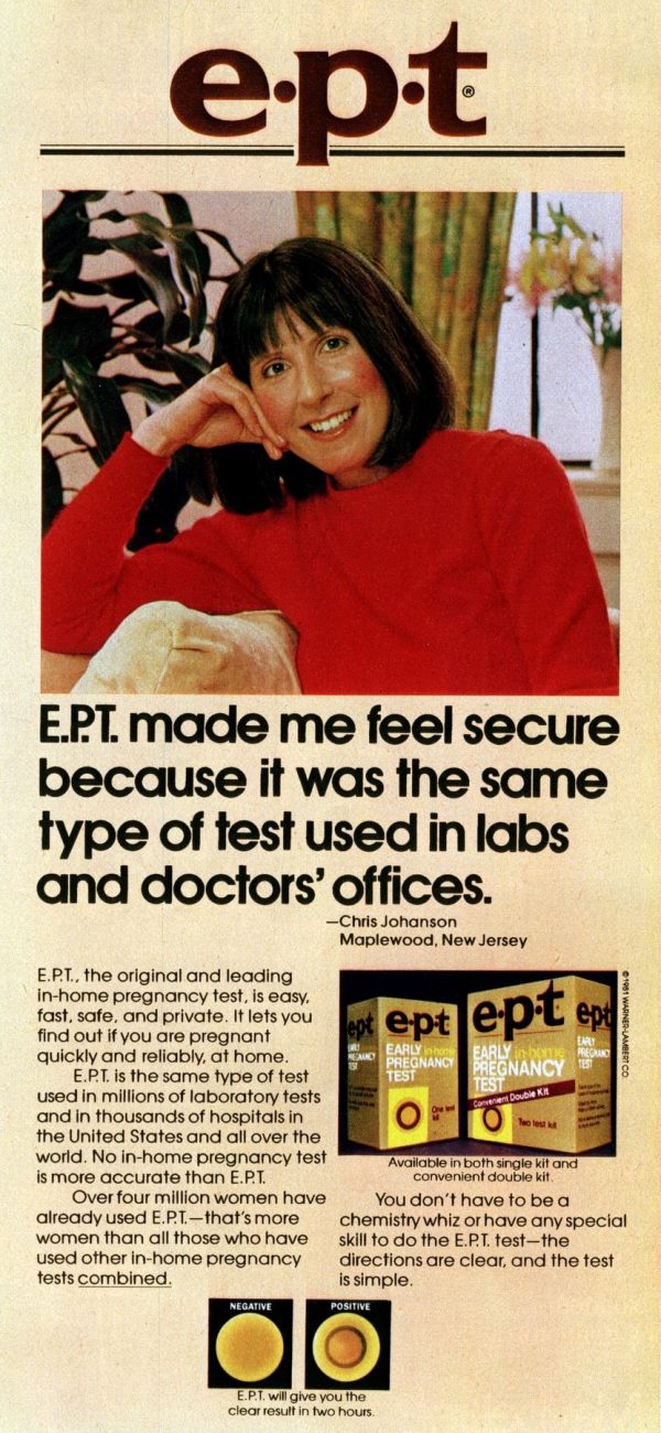 These vintage home pregnancy test kits used test tubes & had a two-hour ...