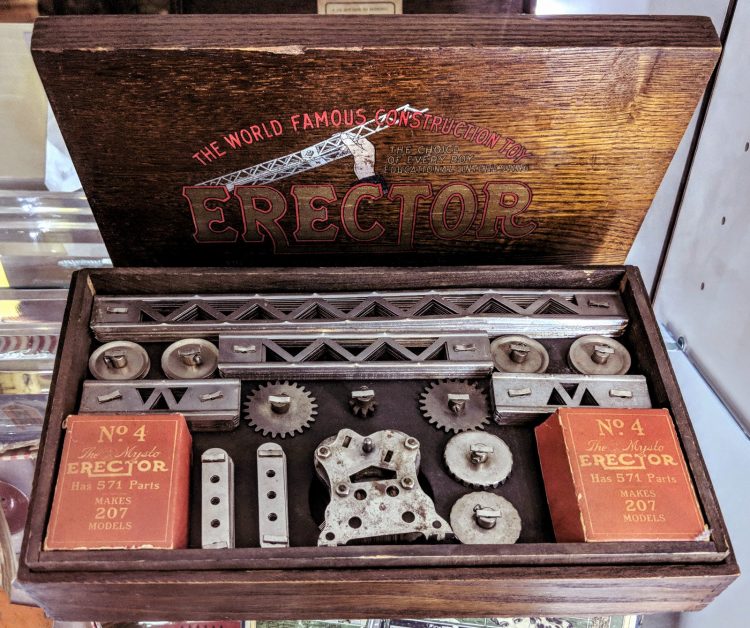 Vintage Erector Sets were toys that made toys See old sets & find out