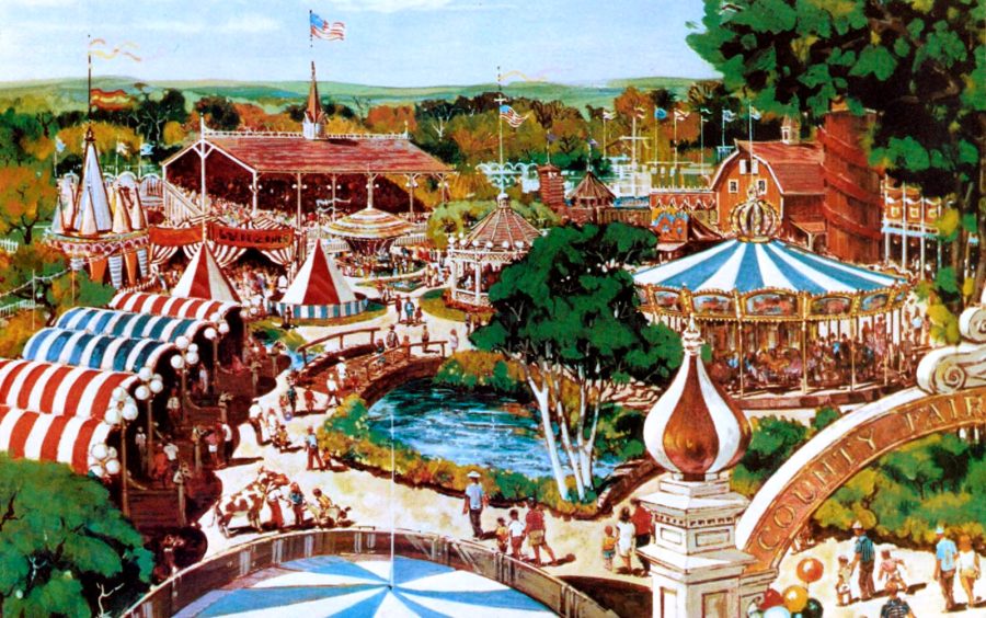How Marriott 39 s Great America theme - Early Great America Park Concept County Fair 1973 900x564 