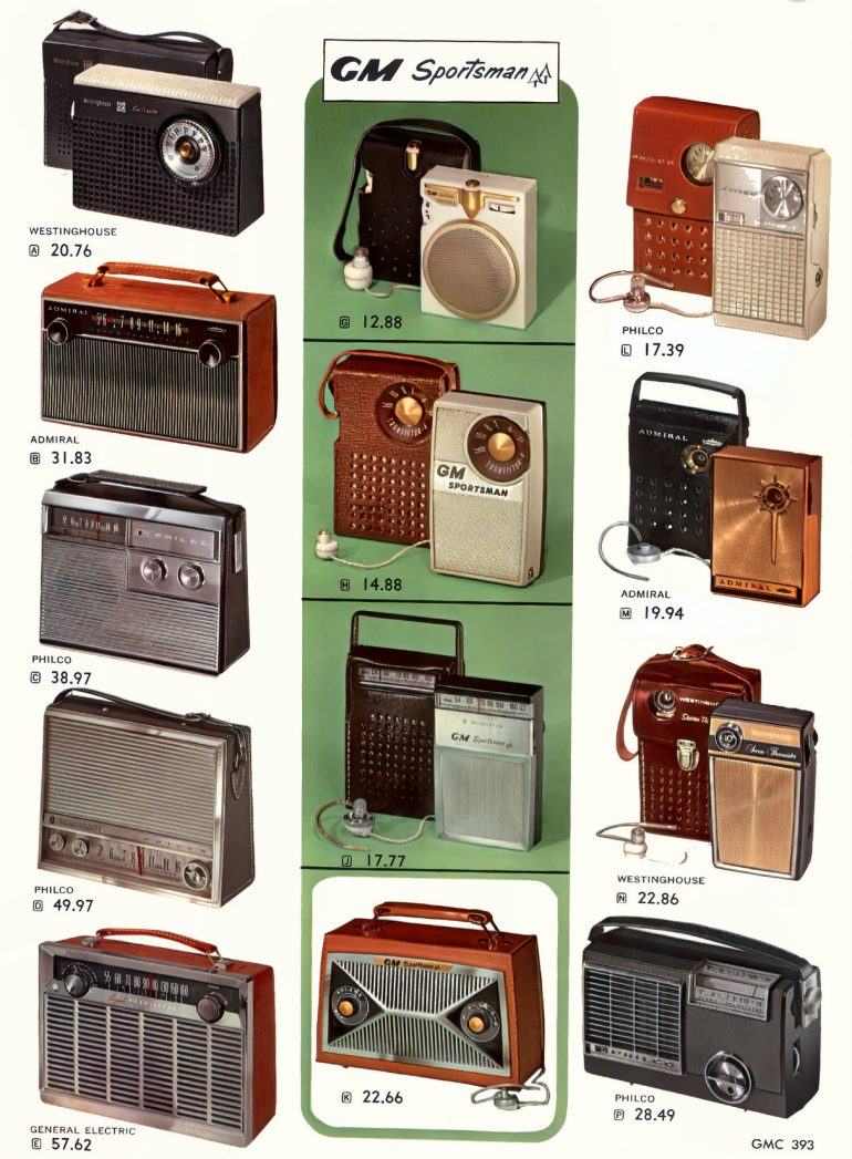 Old portable radios were marvels of technology from the 1950s to the