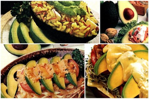 Easy avocado recipes from the 1970s and 1980s
