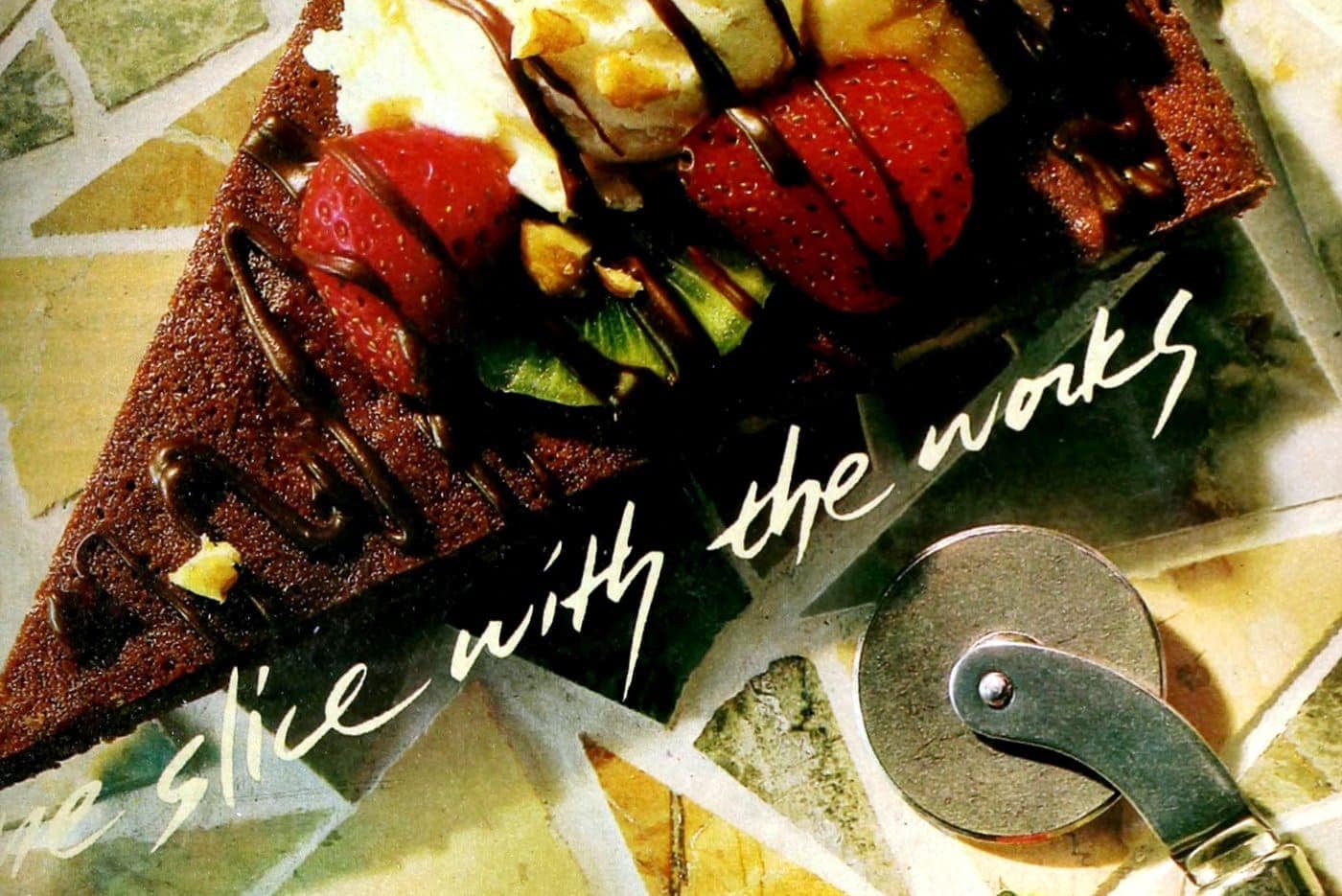 Easy brownie pizza (1989)