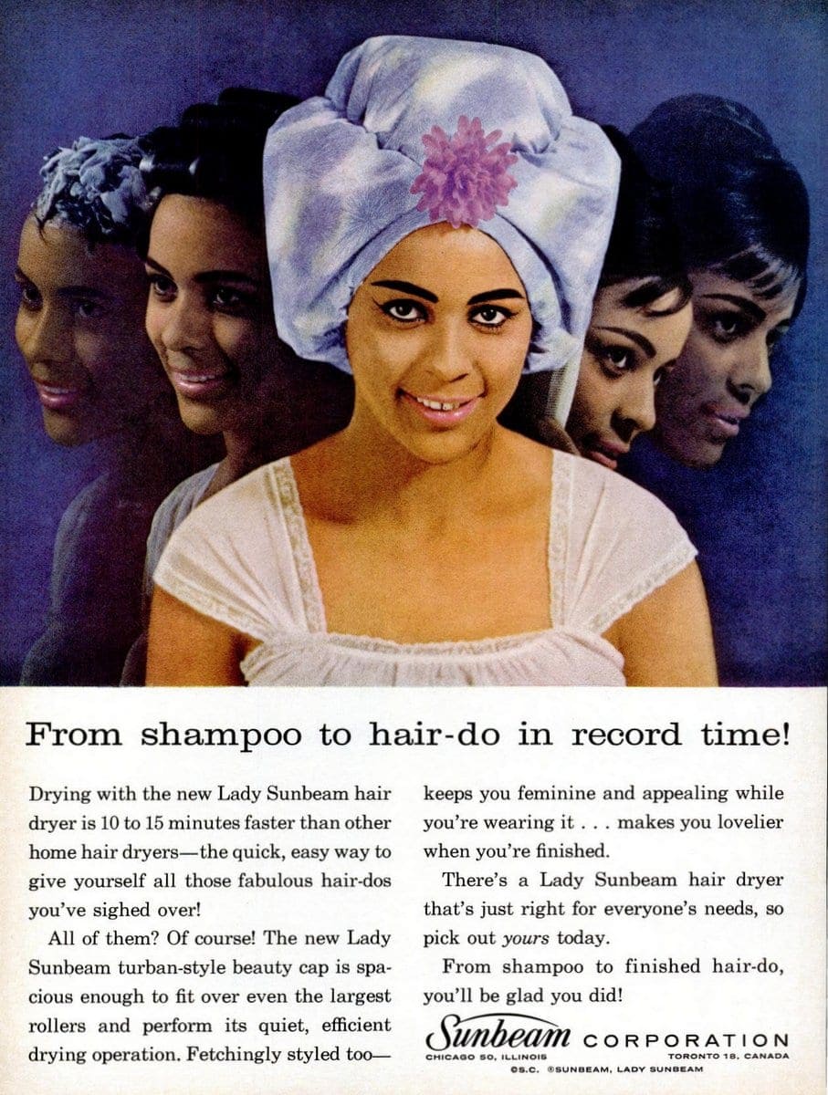 Vintage hair dryers - Lady Sunbeam hair dryer