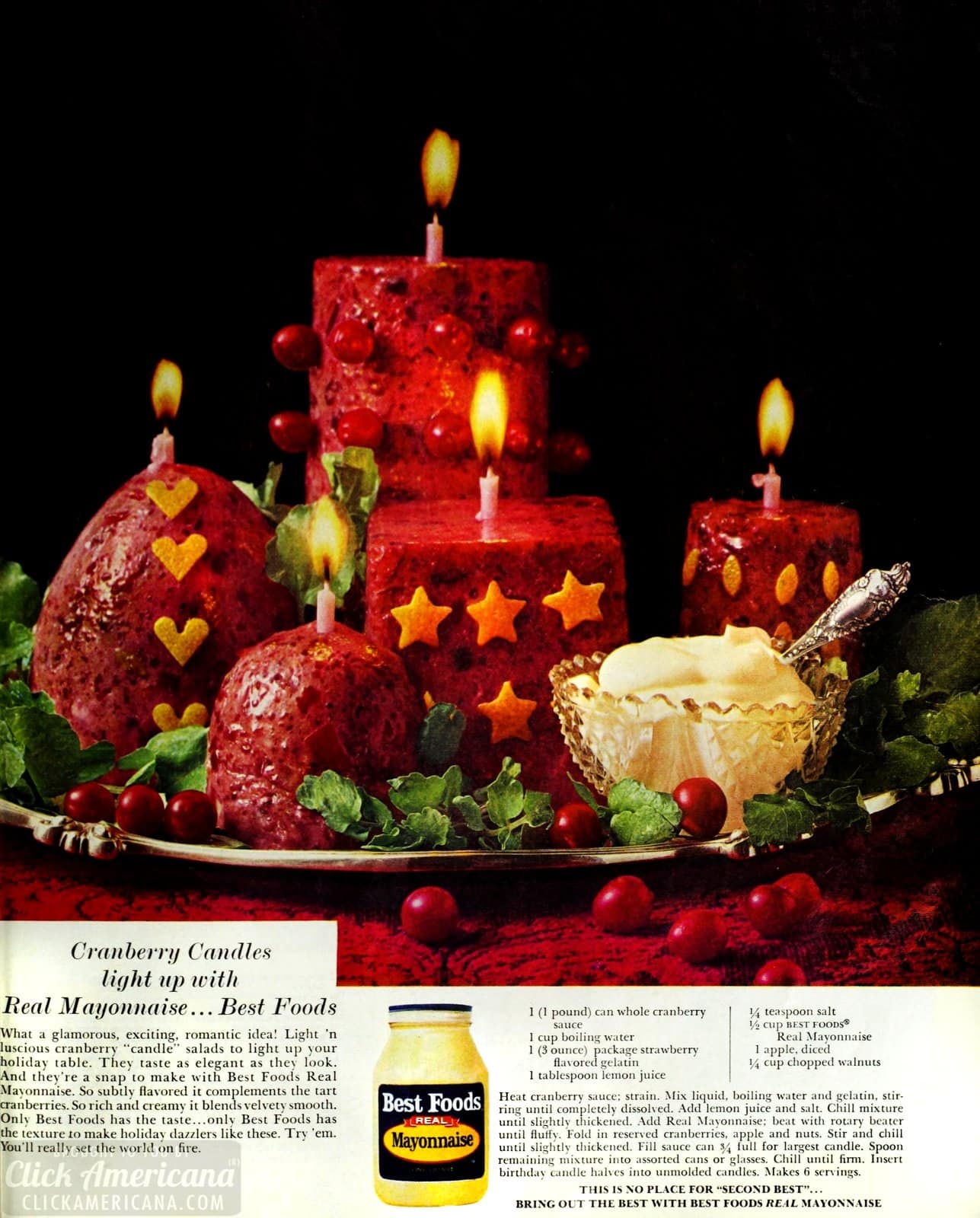 Edible cranberry candle salads with mayo at Click Americana (1)