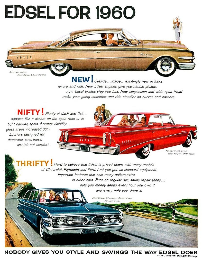 Edsel for 1960 - Vintage Ford cars